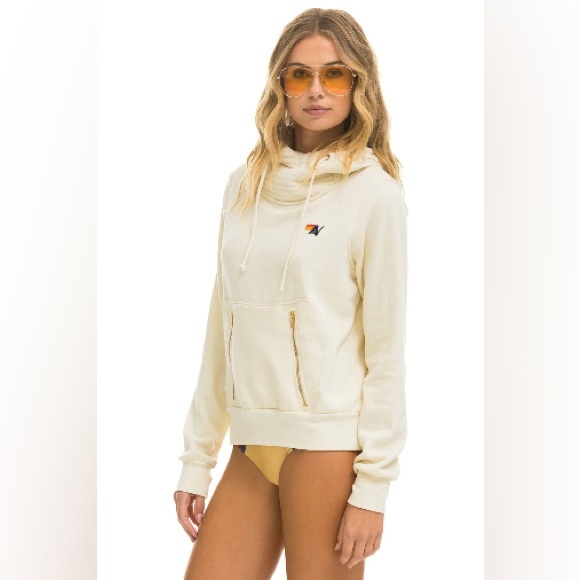 Aviator Nation cream hoodie - perfect for the beach #beach #surf - Picture 2 of 6